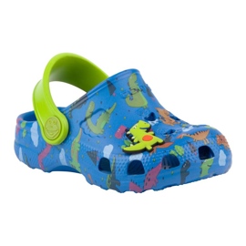 Sandály Coqui Little Frog 92800555188 modrý Sandály Coqui Little Frog 92800555188 modrý