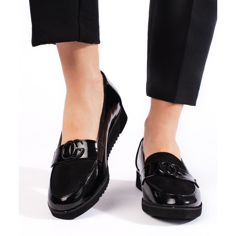 Goodin Elegantní dámské černé lordy černá