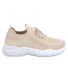 Sportovní boty s ponožkou Jaussa Beige béžový