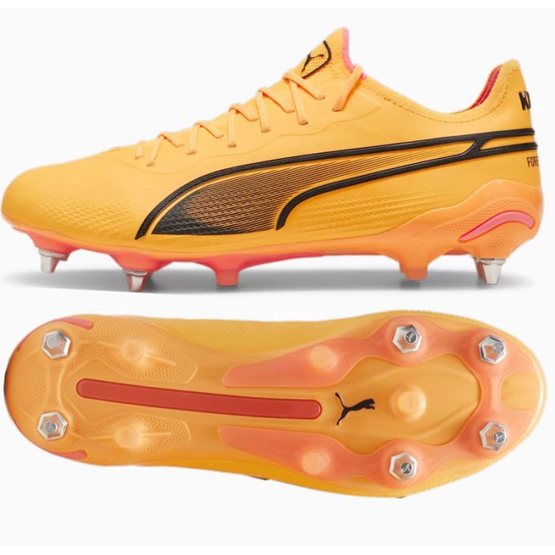 Boty Puma King Ultimate MxSG 107562 04 oranžový