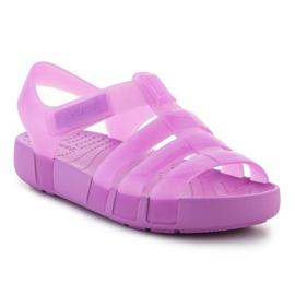 Sandály Crocs Isabella Jelly Sandal 209837-6WQ fialový