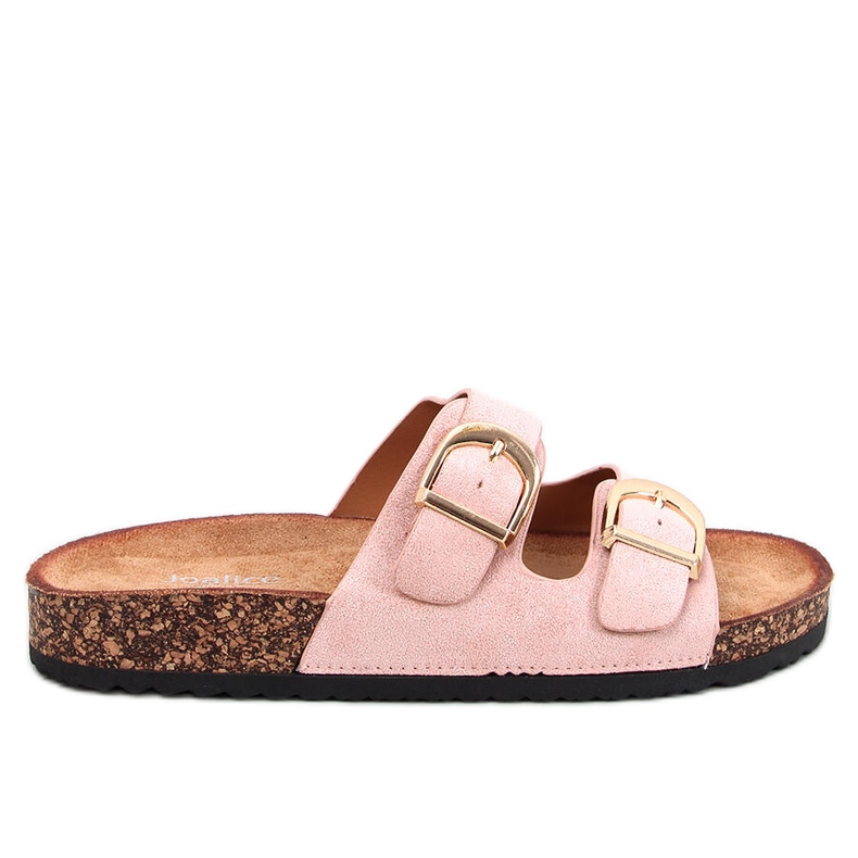 Korkové pantofle Scholki Byrd Pink růžový