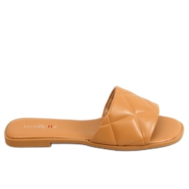 Prošívané sandály Cray Camel hnědý Prošívané sandály Cray Camel hnědý