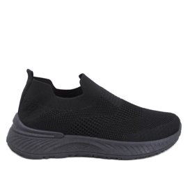 Ponožkové sportovní boty Suare Allblack černý