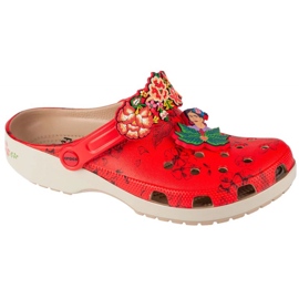 Crocs Klasické dřeváky Frida Kahlo Classic Clog 209450-2Y2 červený