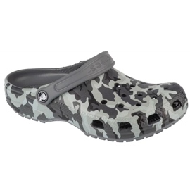 Crocs Classic Spray Camo Kids Clog 207594-097 žabky šedá