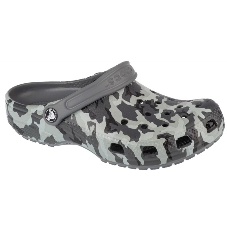 Crocs Classic Spray Camo Kids Clog 207594-097 žabky šedá