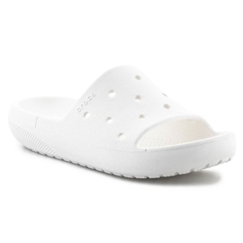 Crocs Classic Slide v2 U žabky 209401-100 bílý