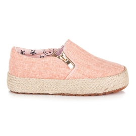 Kylie Dětské espadrilly růžový Kylie Dětské espadrilly růžový