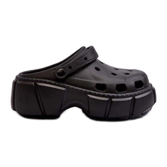 Dámské pěnové žabky na masivní podrážce, černá Witima