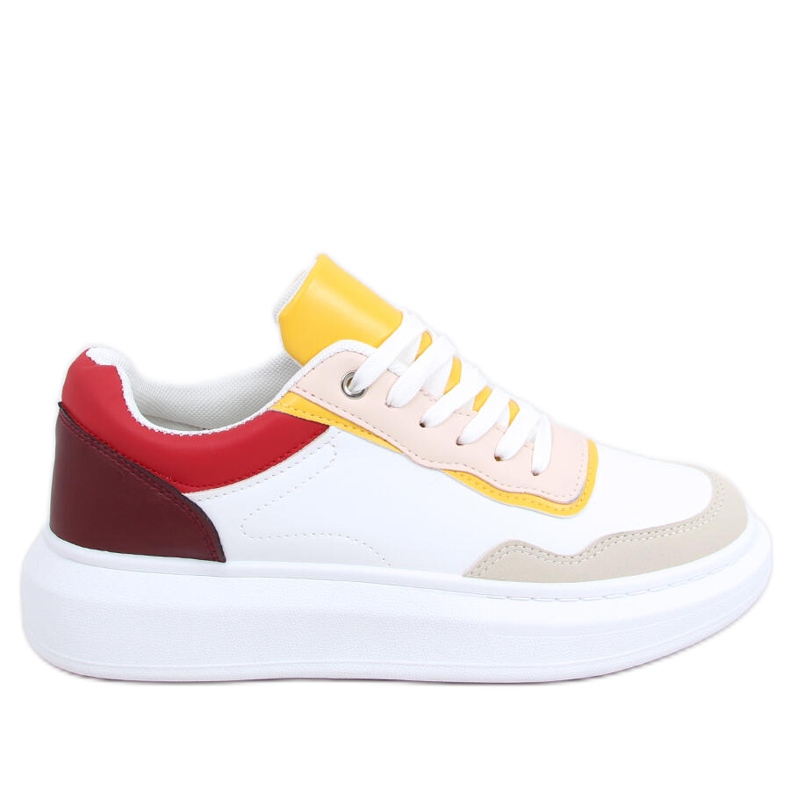 Dámské sportovní boty Dora Burgundy/White bílý
