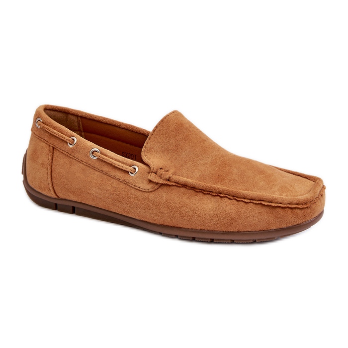 Pánské nazouvací mokasíny Camel Rayan Suede hnědý Pánské nazouvací mokasíny Camel Rayan Suede hnědý