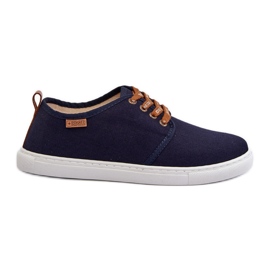 Pánské tenisky Big Star NN176002 Memory Foam System Navy Blue modrý