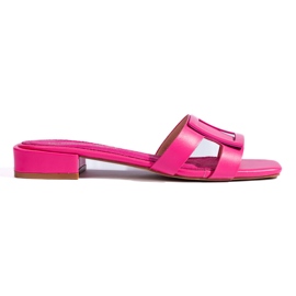 Klasické růžové elegantní dámské žabky růžový Klasické růžové elegantní dámské žabky růžový