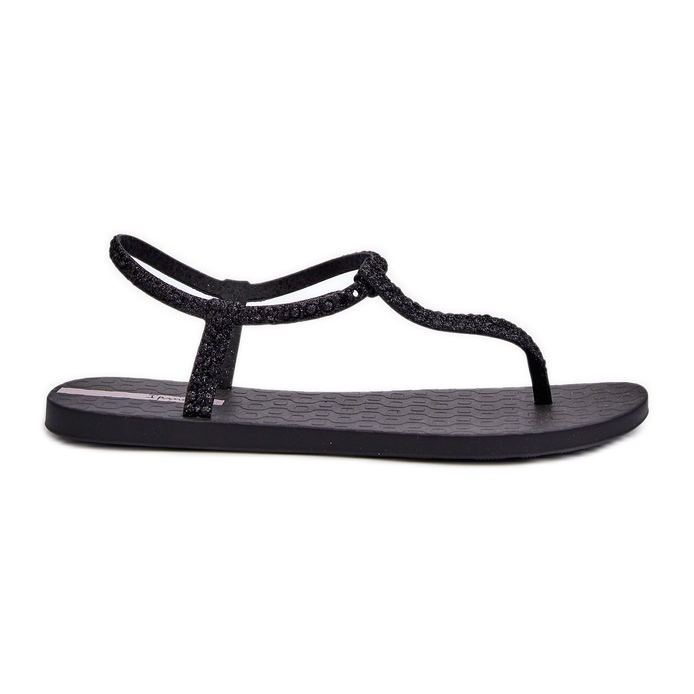 Dámské žabkové sandály se třpytkami 26914 Ipanema Class Brilha Fem Black černá