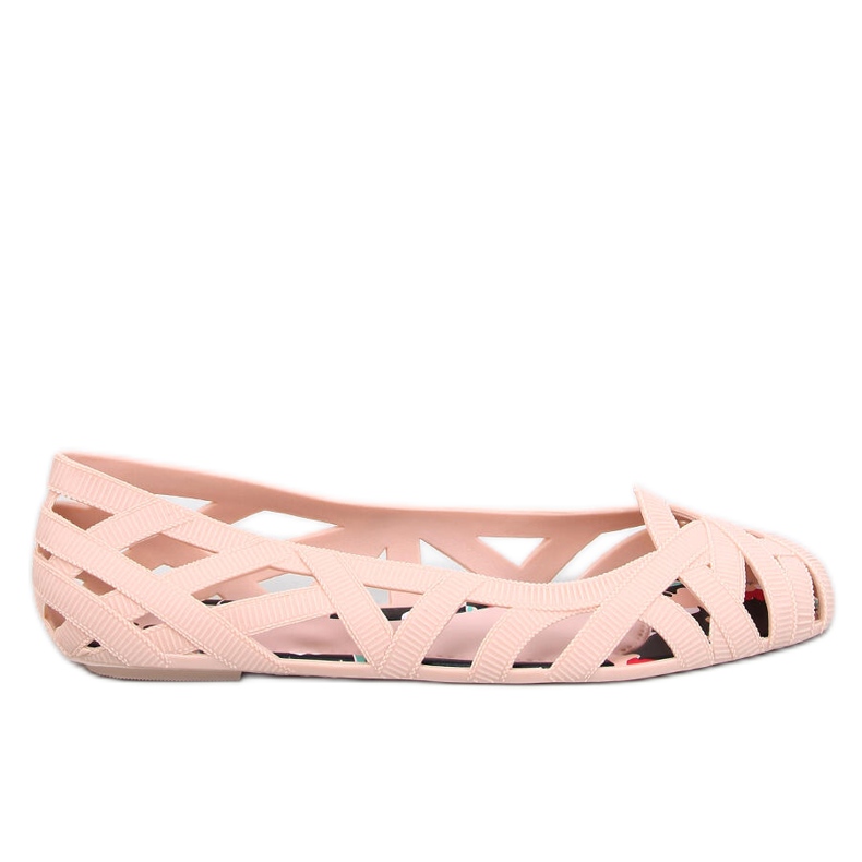 Prolamované balerínky Meliski Chassa Nude béžový Prolamované balerínky Meliski Chassa Nude béžový