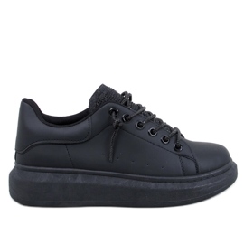 Brans All Black tenisky na klínku černý