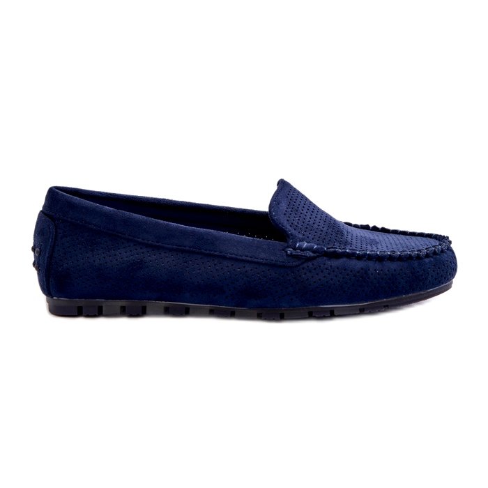 Evento Dámské semišové mokasíny Navy Blue Ranica modrý