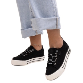 Černé tenisky Big Star KK274013 černý