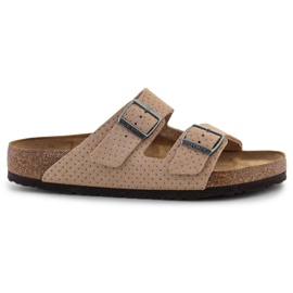 Žabky Birkenstock Arizona Bs M 1027075 béžový Žabky Birkenstock Arizona Bs M 1027075 béžový