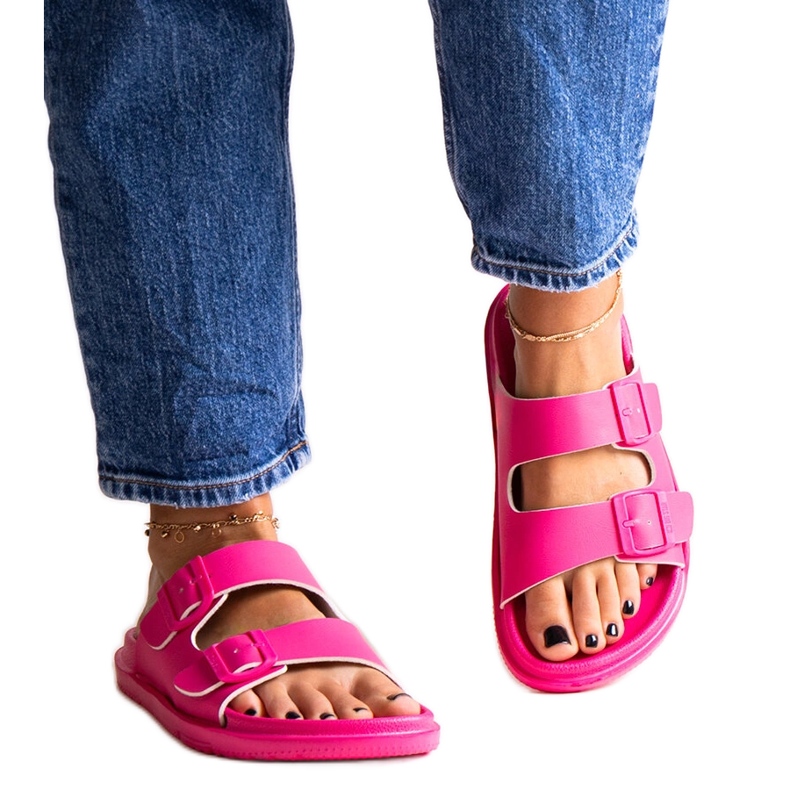 Tmavě růžové žabky Big Star NN274A754 růžový