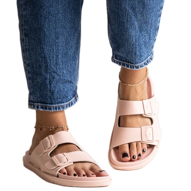 Růžové žabky Big Star NN274A753 růžový