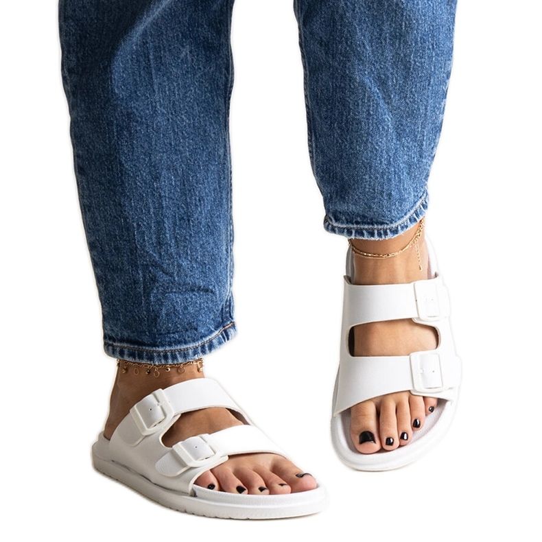 Bílé žabky Big Star NN274A751 bílý