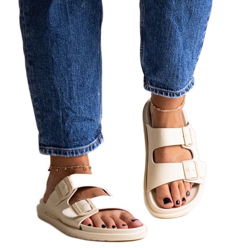 Béžové žabky Big Star NN274A752 béžový