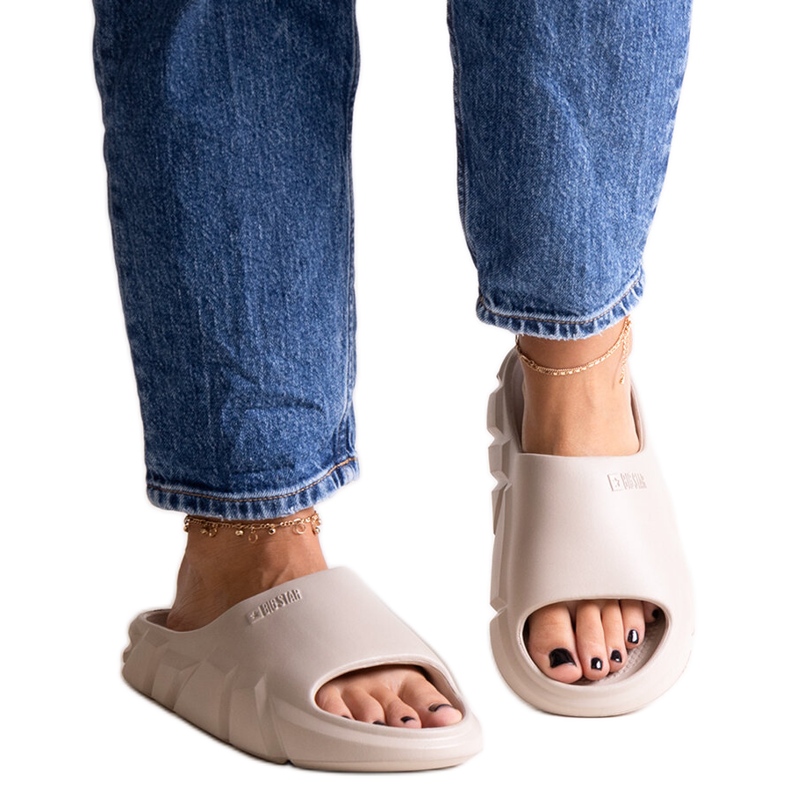 Béžové žabky Big Star LL274593 801 béžový