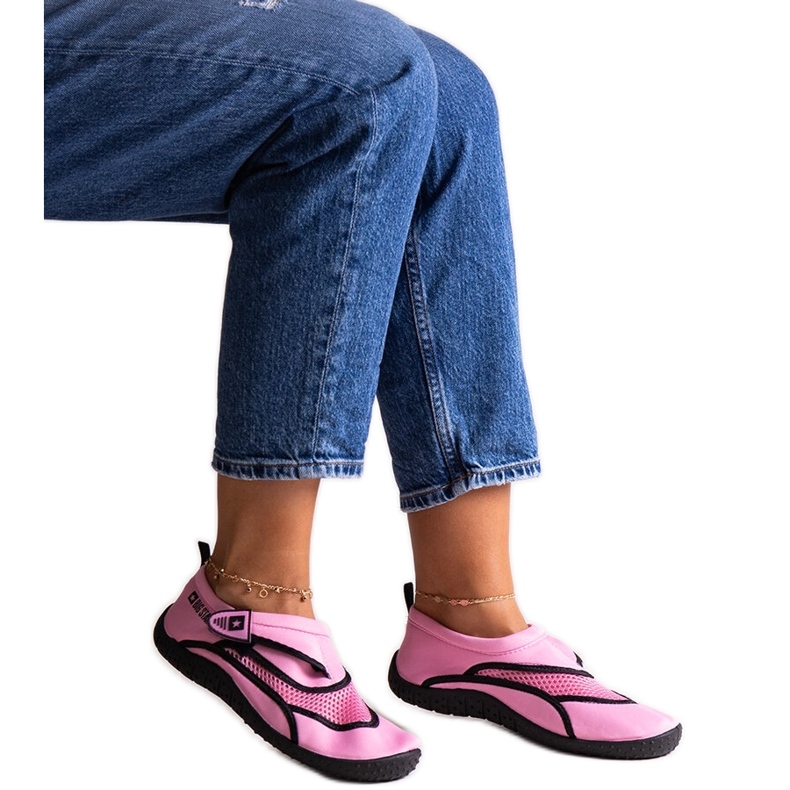 Sportovní růžové boty do vody Big Star NN274A804 růžový růže a fialové