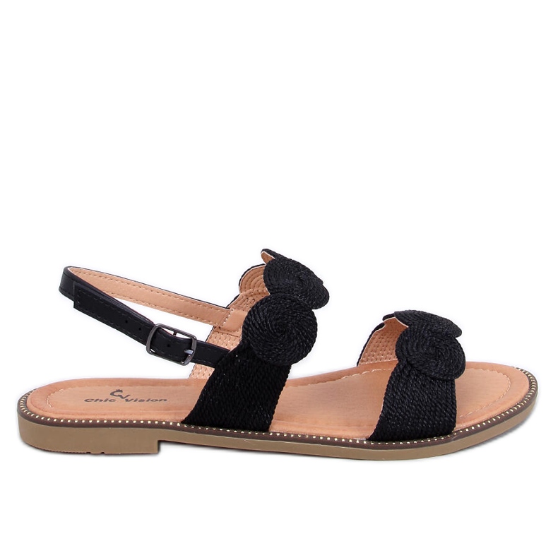 Dámské sandály Raulet Black černá Dámské sandály Raulet Black černá