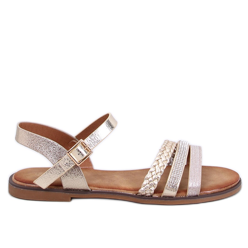 Dámské sandály Pasini Gold zlatý