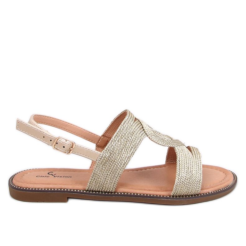 Dámské sandály Vernay Gold zlatý