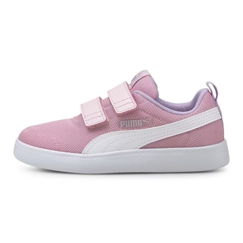 Boty Puma Courtflex V2 Mesh V Ps Jr 371758 08 růžový