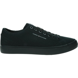 Boty Tommy Hilfiger Vulc Low Canvas FM0FM04882 Bds černý