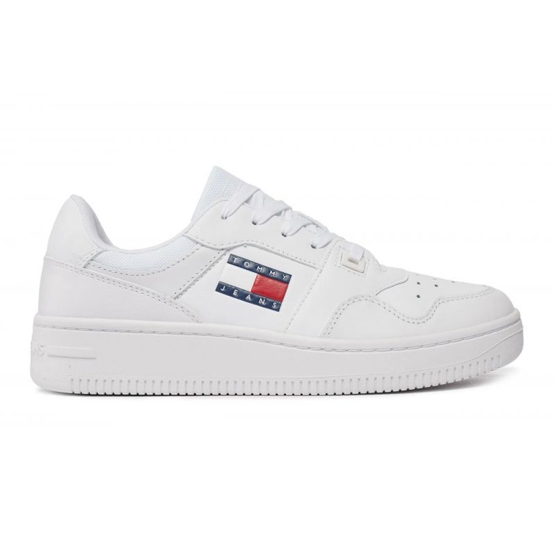 Boty Tommy Hilfiger Retro Basket Ess EN0EN02505 Ybs bílý Boty Tommy Hilfiger Retro Basket Ess EN0EN02505 Ybs bílý