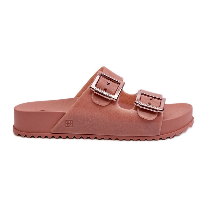 Dámské hladké žabky ZAXY HH285156 Dirty Pink růžový