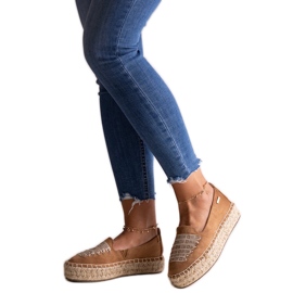 Hnědé espadrilky Big Star JJ274892 hnědý