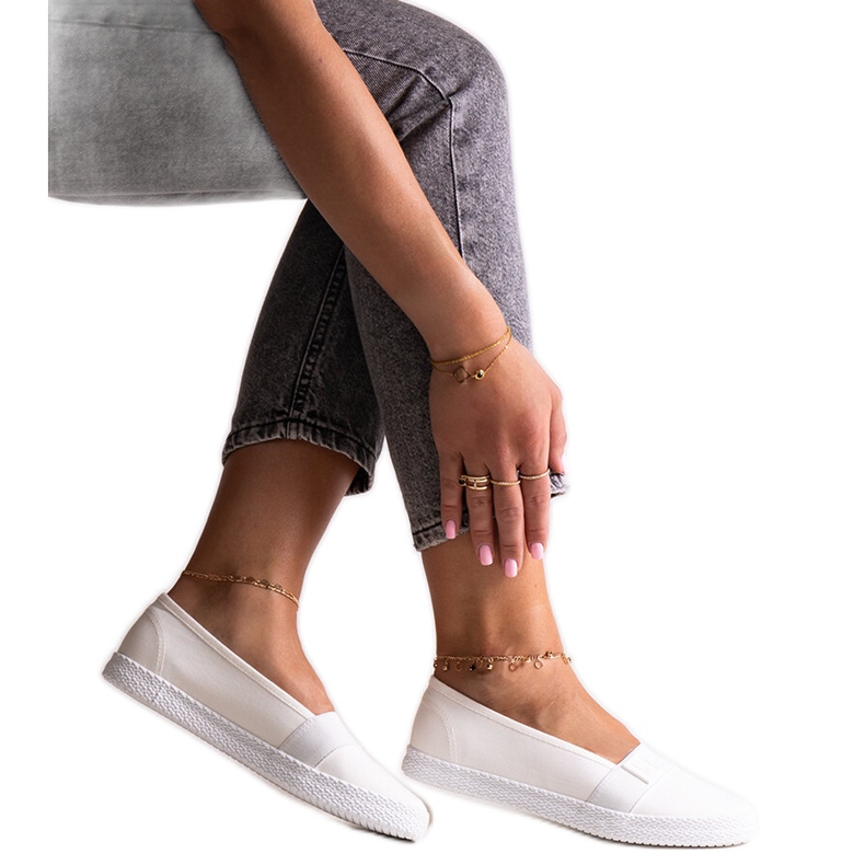 Bílé tenisky Big Star LL274201 bílý