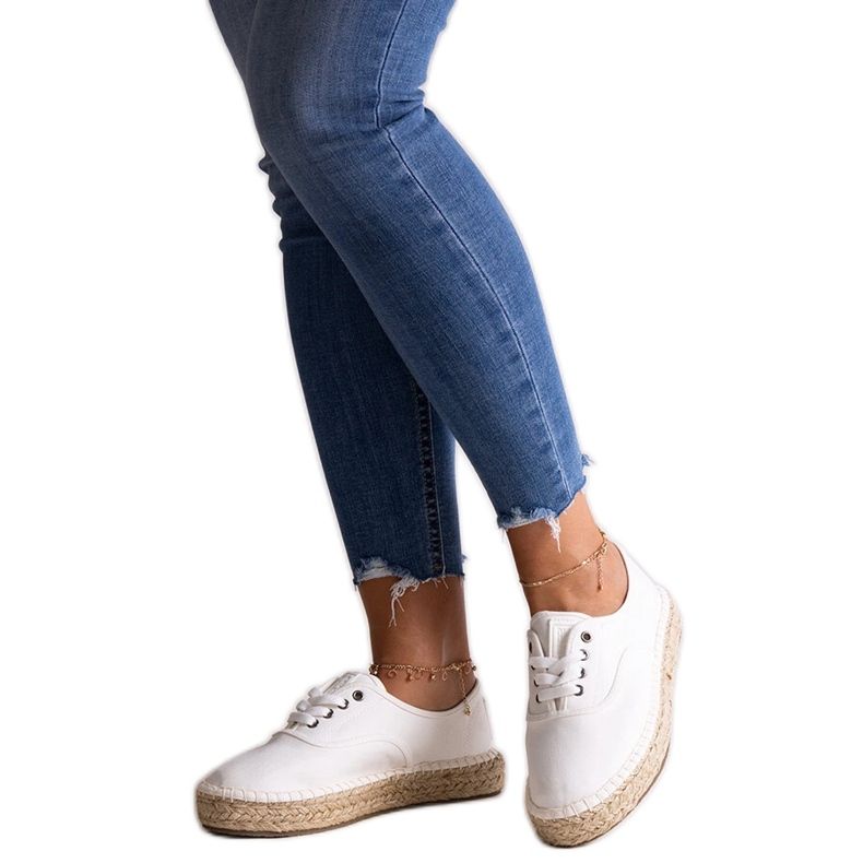 Bílé espadrilky Big Star LL274833 101 bílý