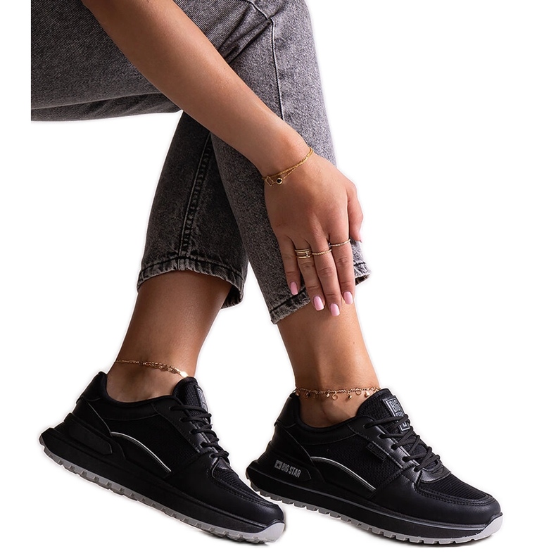 Černé tenisky Big Star NN274A090 černá