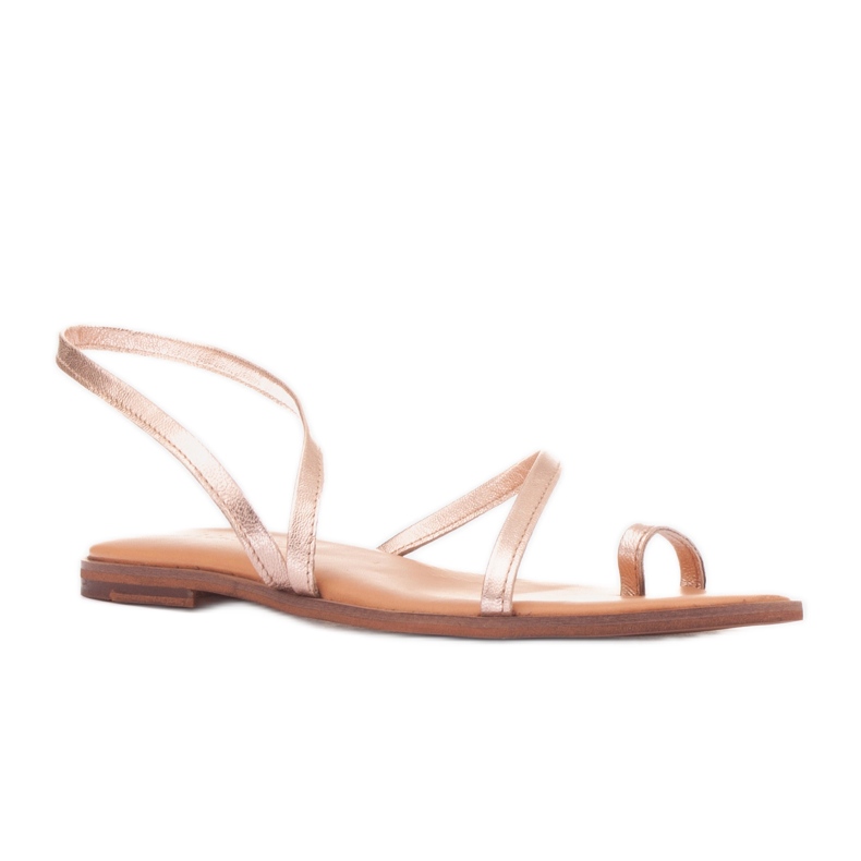 Marco Shoes Paphos sandály zlatý