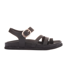 Marco Shoes Žabkové sandály Morgano černý
