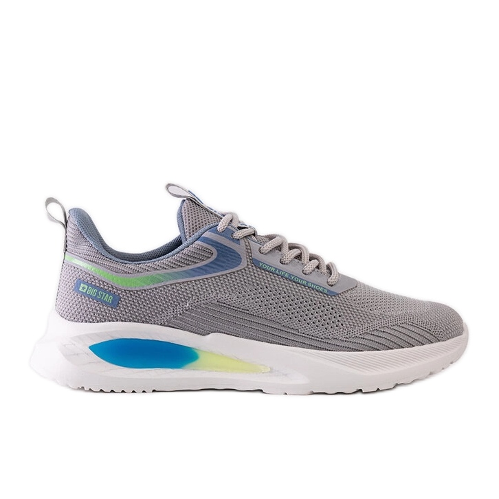 Šedé tenisky Big Star NN174372 šedá Šedé tenisky Big Star NN174372 šedá