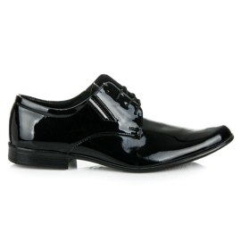 Lucca Lakované formální boty černý