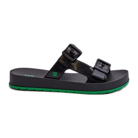 ZAXY LL285073 Dámské ploché žabky černé černý