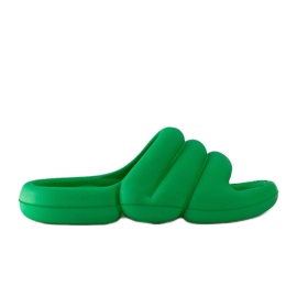 Pěnové pantofle Green Haile zelený