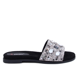 Kamenné žabky Abriel Black černý