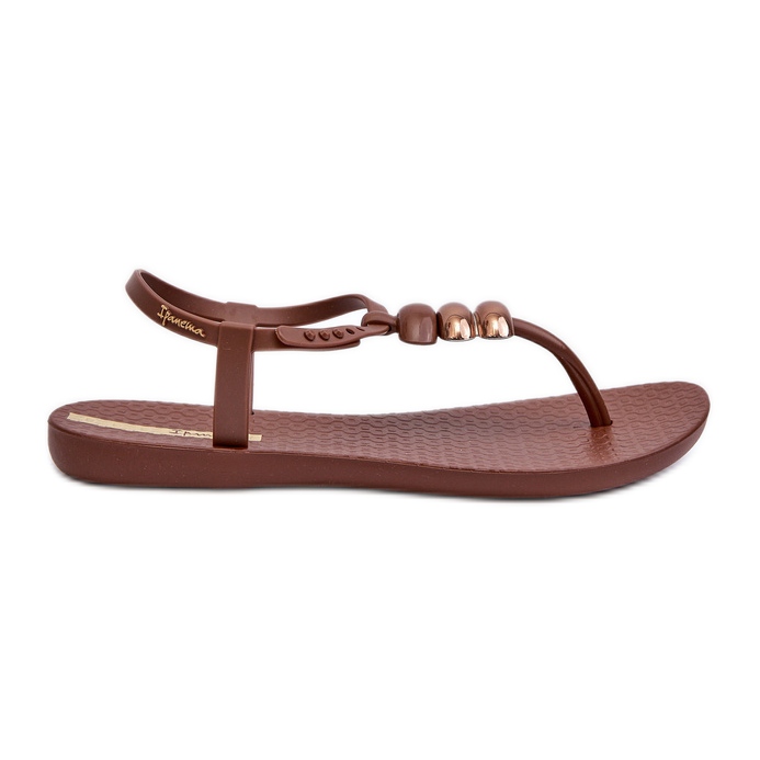 Dámské ploché sandály žabky 83507 Ipanema Class Blow Up Sandal Fem Brown hnědý Dámské ploché sandály žabky 83507 Ipanema Class Blow Up Sandal Fem Brown hnědý