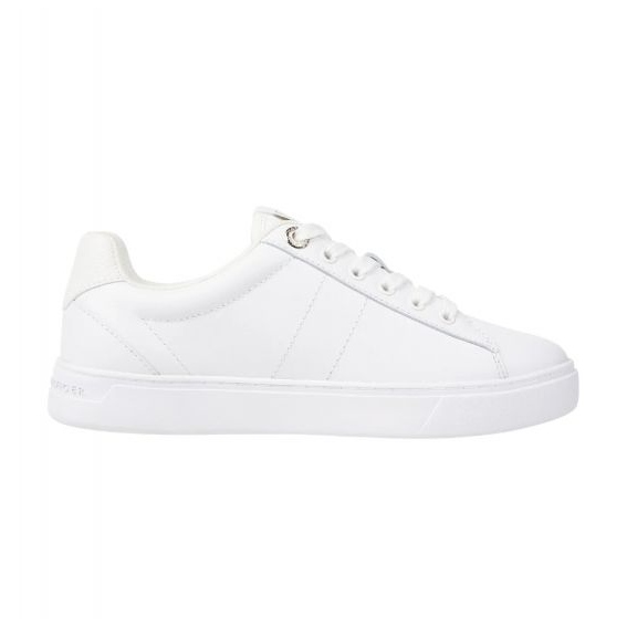 Tommy Hilfiger Essential Elevated Court Sneaker W FW0FW07685YBS bílý Tommy Hilfiger Essential Elevated Court Sneaker W FW0FW07685YBS bílý